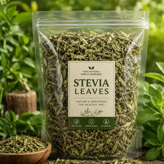 Stevia Dry Leaves | Natural Sugar Substitute | Zero Calorie Sweetener | Premium Dried Stevia Leaves