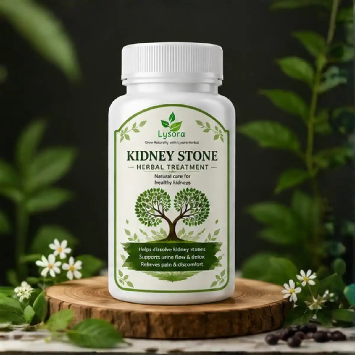 Lysora Kidney Stone Herbal Treatment | 100% Ayurvedic Herbal Formula for Kidney & Urinary Health
