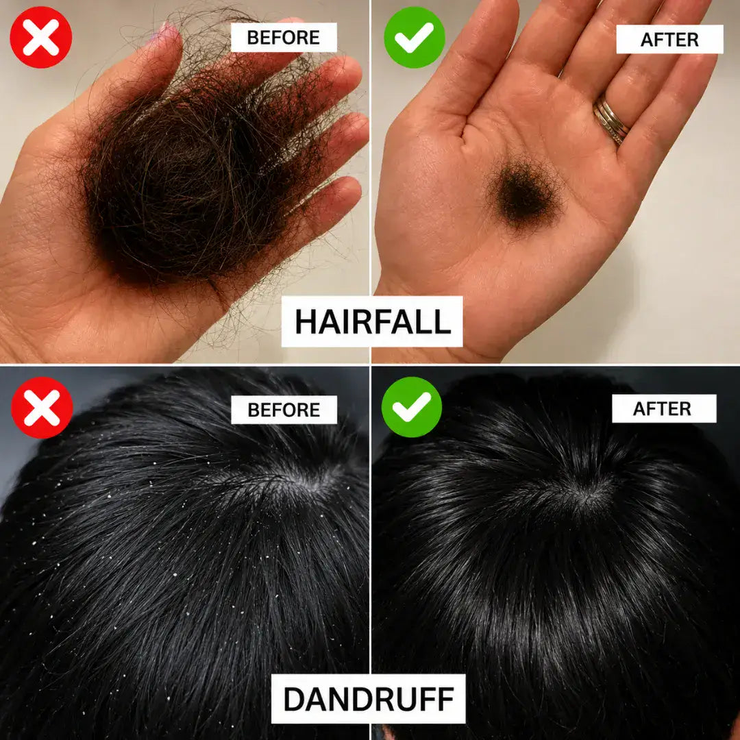 Lysora Ayurvedic Herbal Hair Oil | Hair Fall Control & Hair Regrowth Oil
